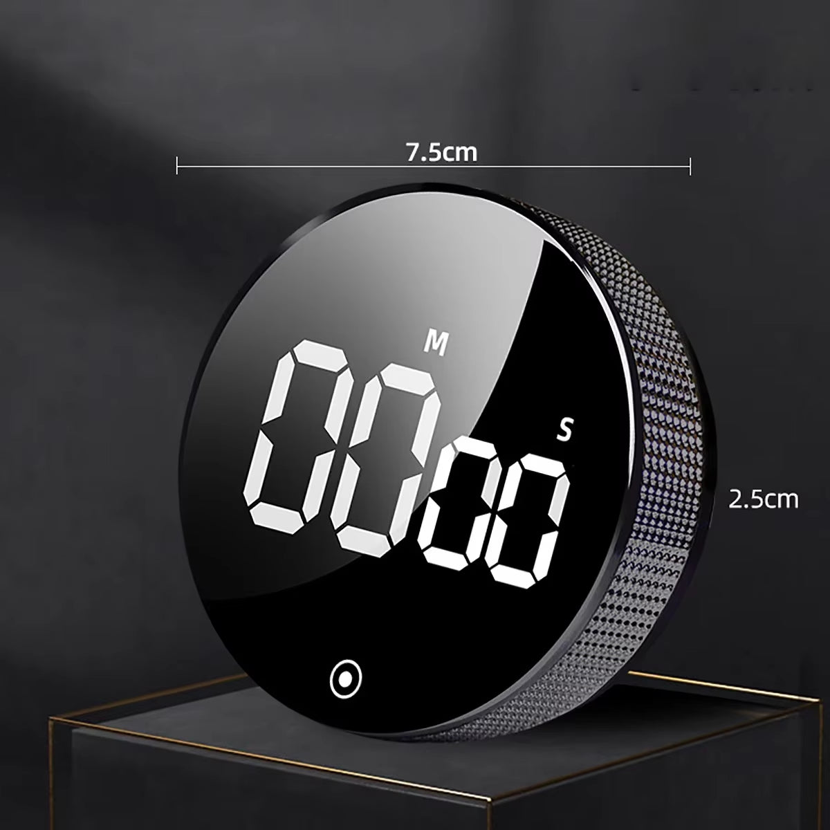 Precision Countdown: DINRGO Magnetic Digital Kitchen Timer - Perfect for Cooking, Showers, and More!