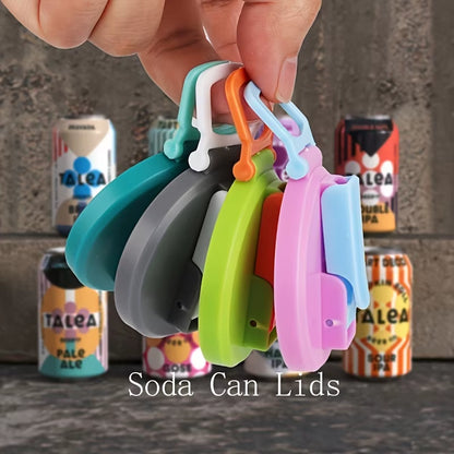 Eco-Friendly Reusable Soft Drink Can Lid with Straw - Perfect for Beverages, Juices, and Sodas!