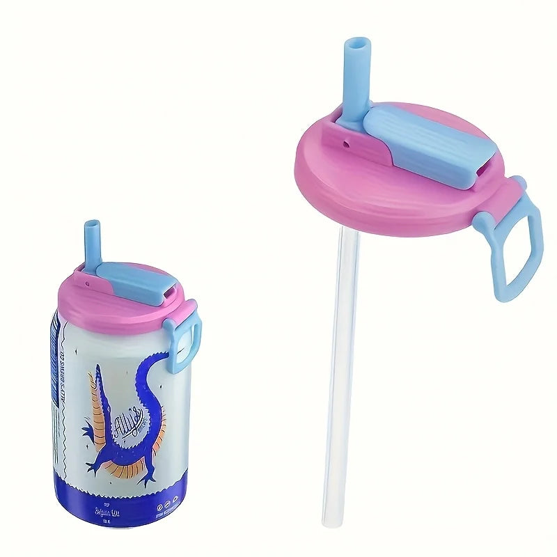 Eco-Friendly Reusable Soft Drink Can Lid with Straw - Perfect for Beverages, Juices, and Sodas!
