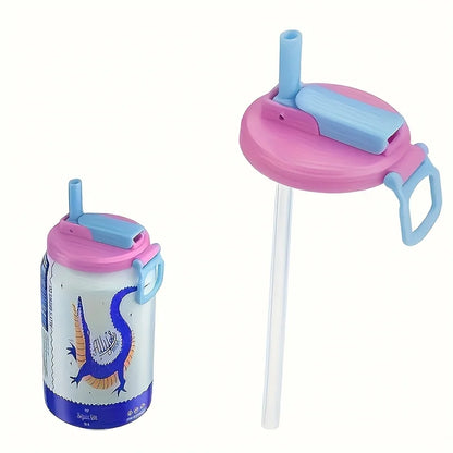Eco-Friendly Reusable Soft Drink Can Lid with Straw - Perfect for Beverages, Juices, and Sodas!