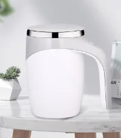 Auto Stirring Coffee Mug - Magnetic Rotating Electric Cup with 304 Stainless Steel Design