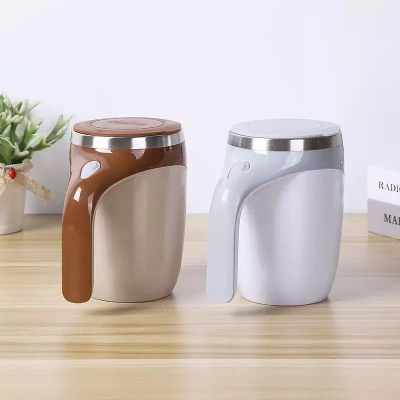 Auto Stirring Coffee Mug - Magnetic Rotating Electric Cup with 304 Stainless Steel Design