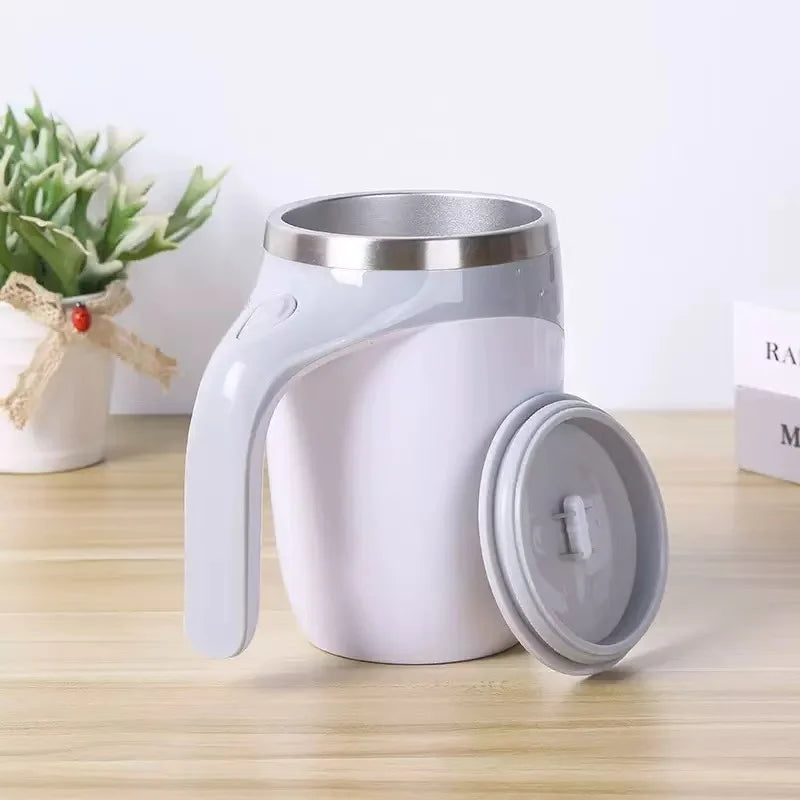 Auto Stirring Coffee Mug - Magnetic Rotating Electric Cup with 304 Stainless Steel Design