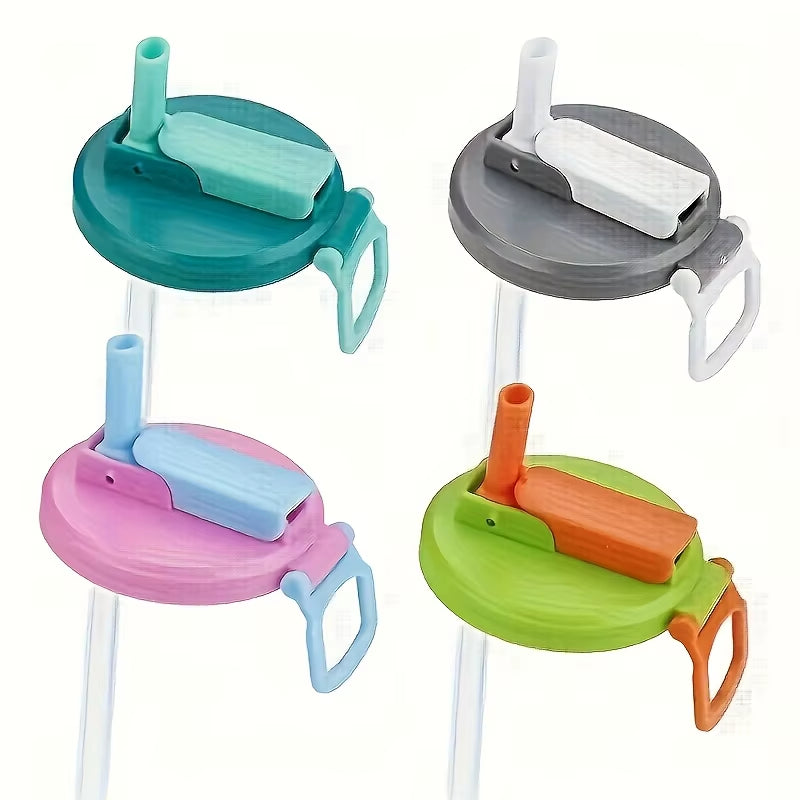 Eco-Friendly Reusable Soft Drink Can Lid with Straw - Perfect for Beverages, Juices, and Sodas!