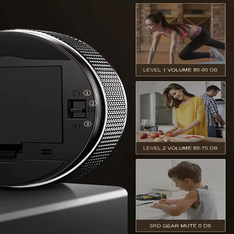 Precision Countdown: DINRGO Magnetic Digital Kitchen Timer - Perfect for Cooking, Showers, and More!