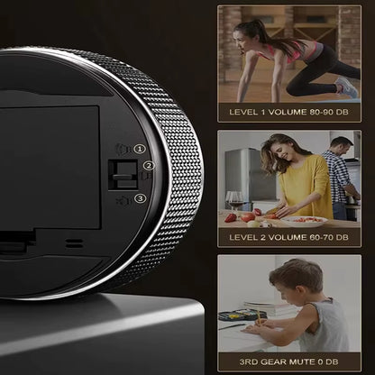 Precision Countdown: DINRGO Magnetic Digital Kitchen Timer - Perfect for Cooking, Showers, and More!